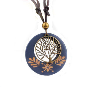 HandMade Tree of Life Leather Necklace J-462